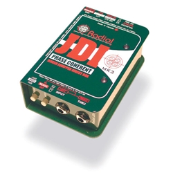 Radial JDI, Passive DI for acoustic guitar, bass and keyboards - Industry standard