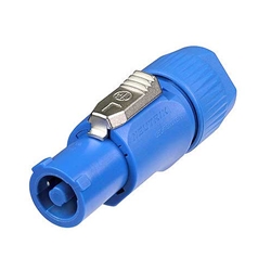 Neutrik NAC3FCA, POWERCON-CABLE END-POWER IN (BLUE) 20 AMP.Revised part #NAC3FXXA-W-L