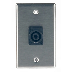 Rapco-Horizon SP-1NL4 Wall Plate - Single NL4MP SpeakOn