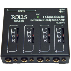 Rolls HA43 Pro, 4 CH Headphone Amp