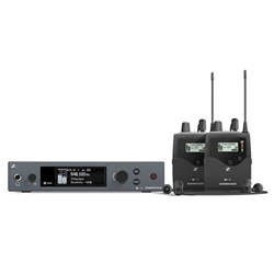 Sennheiser EW IEM G4-TWIN-A1, 509613, Wireless stereo monitoring twin set.  frequency range: A1 (470 - 516 MHz)