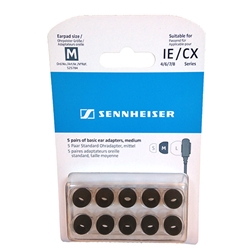 Sennheiser IES4-M, 525784, Spare Part: IE4 ear buds. Replacement ear cushions, MEDIUM, pack of 10