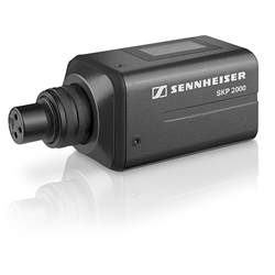 Sennheiser SKP 2000XP-AW, 504051, Plug-on transmitter with 48v phantom power. Frequency range Aw (516 / 558 MHz)