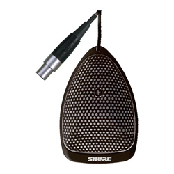 Shure MX391/C, Cardioid - Miniature Black Condenser Boundary Microphone