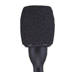 Shure RK412WS, Black Snap-Fit Windscreens for MX412- and MX418- (Contains Four)