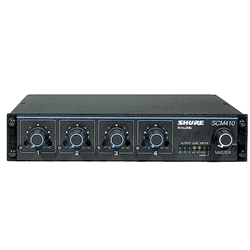 Shure SCM410, Four-Channel Automatic Microphone Mixer with Logic Control