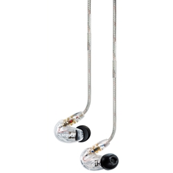 Shure SE215-CL, Sound Isolating Earphones with Dynamic MicroDriver and Detachable Cable (Clear)