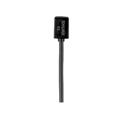 Shure WL93, Omnidirectional Condenser Miniature-Lavalier MicrophoneBlack