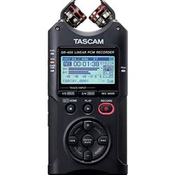 Tascam DR-40X, FOUR TRACK AUDIO RECORDER/USB AUDIO INTERFACE