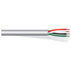 West Penn Wire 245GY0500, 4C 16G Commercial Sound, 500 foot Gray Reel-In-Box