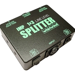 Whirlwind SP1X3LL, Splitter - Single, 1 in, 1 direct and 2 iso out