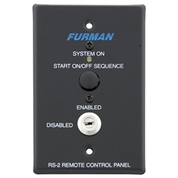 Furman Pro RS-2, System Control Panel, Momentary Key Switch