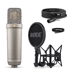 Rode Microphones NT1 5th Generation Hybrid Studio Condenser Microphone, Silver
